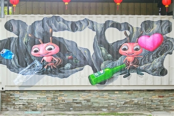 后里天靈宮彩繪村